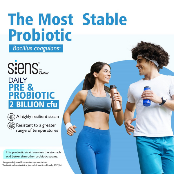 Siens By Dabur Daily Pre & Probiotics For Gut health