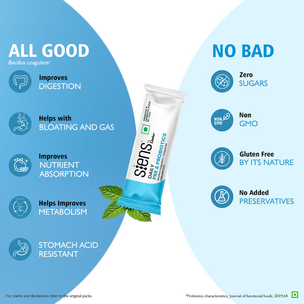 Siens By Dabur Daily Pre & Probiotics For Gut health