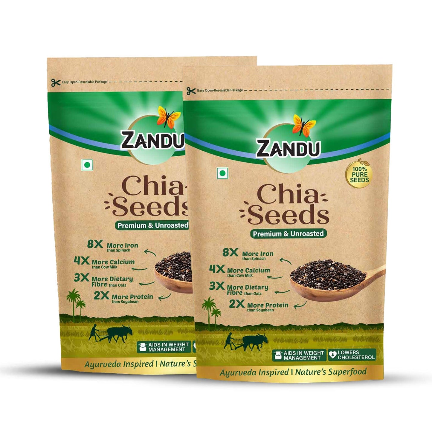 Zandu Chia Seeds 200g