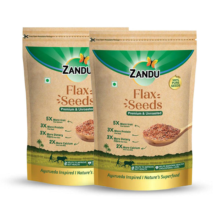Zandu Flax Seeds 200g (Pack Of 2)