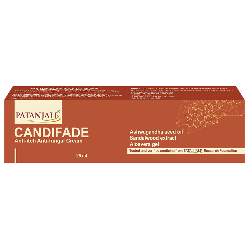 Patanjali Candifade Anti Fungal Cream 25ml