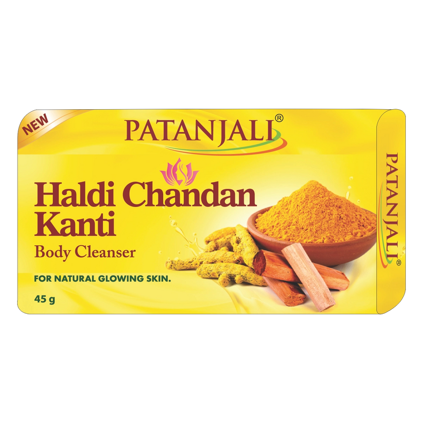Patanjali Haldi Chandan Kanti Natural Body Soap 45g