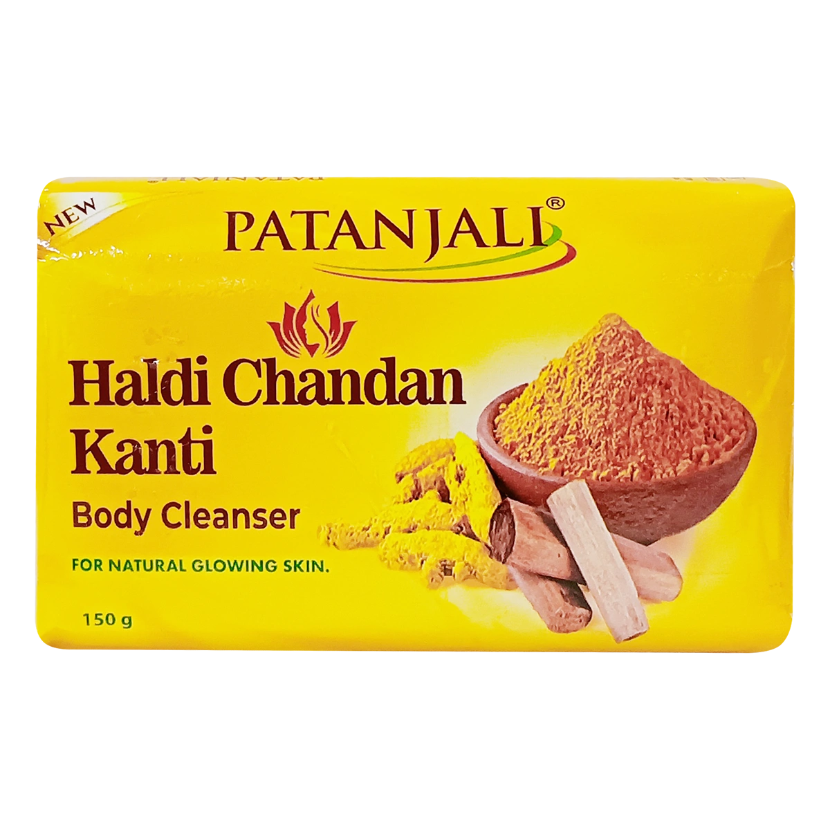 Patanjali Haldi Chandan Kanti Natural Body Soap 150 (Buy 3 Get 1)