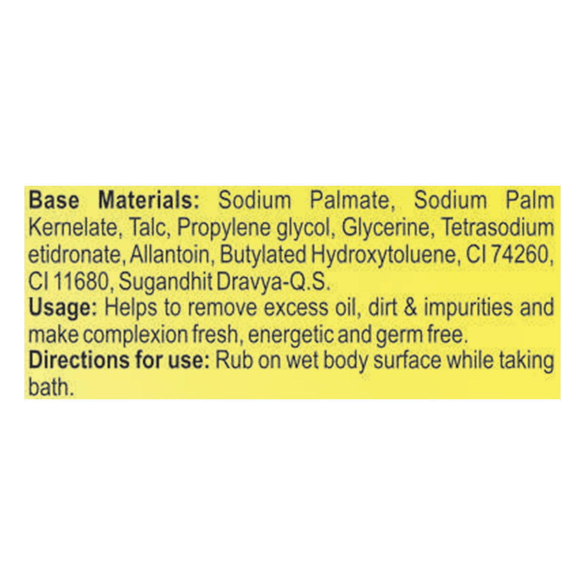 Patanjali Lime Fresh Body Cleanser 75g