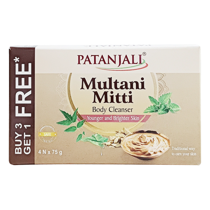 Patanjali Multani Mitti Body Cleanser Soap 75g