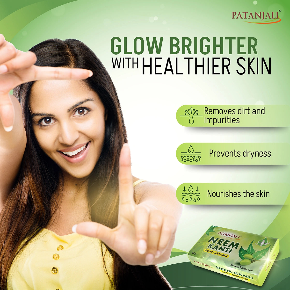 Patanjali Neem Kanti Body Cleanser 150g