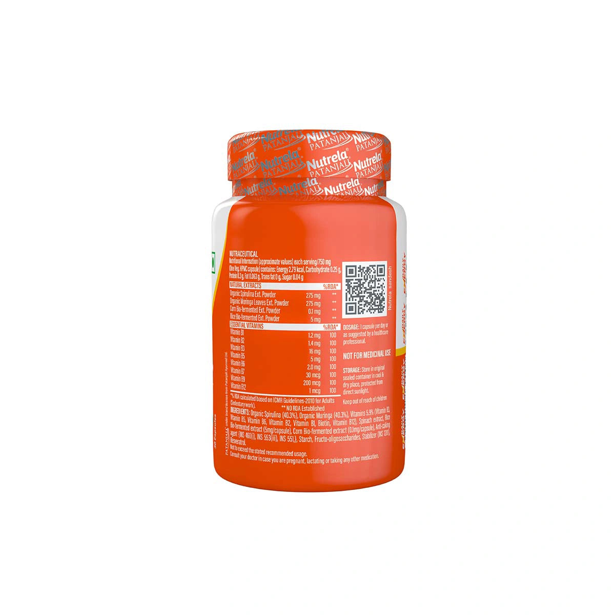 Patanjali Nutrela Daily Energy 30 Capsule 750mg