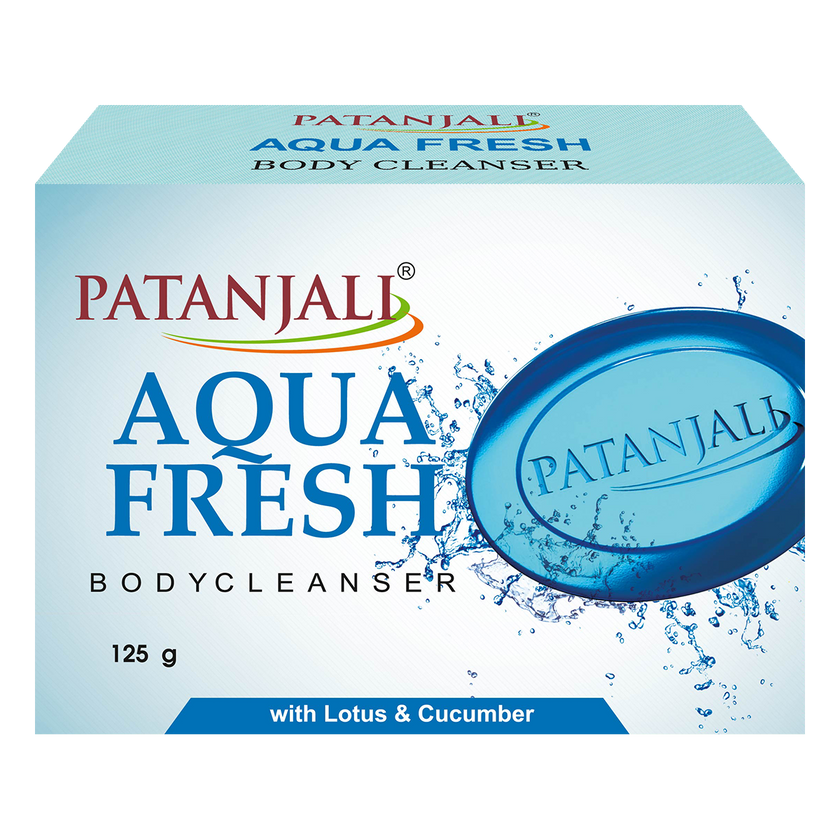 Patanjali Ojas Aquafresh Herbal Skin Care Soap 125g