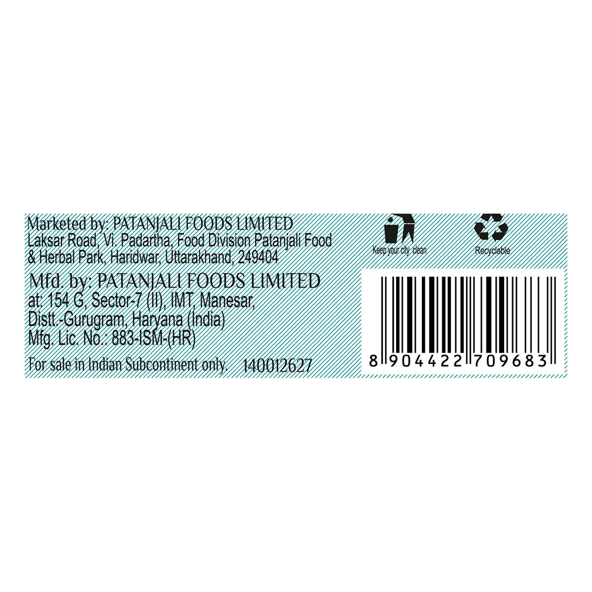 Patanjali Ojas Aquafresh Herbal Skin Care Soap 125g