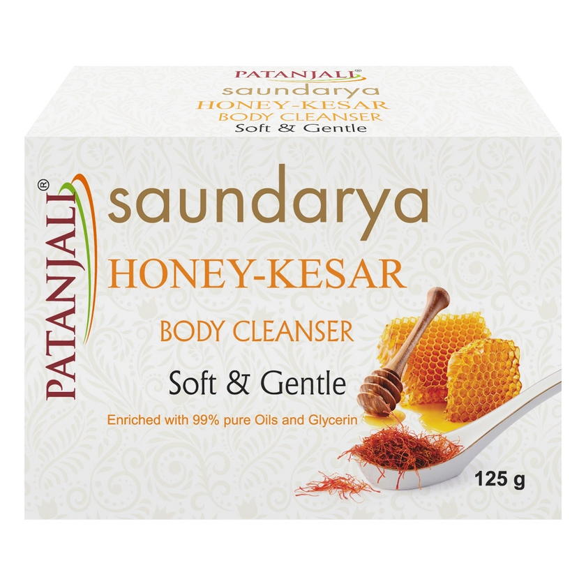 Patanjali Saundarya Honey-Kesar Body Cleanser 125g