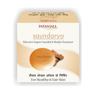 Patanjali Saundarya Mysore Super Sandal Natural Bathing Soap 75g