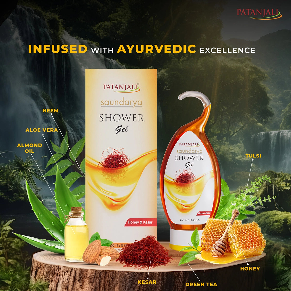 Patanjali Saundarya Shower Gel 250ml