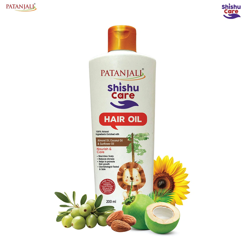 Patanjali Shishu (Baby) Care Hair Oil 200ml