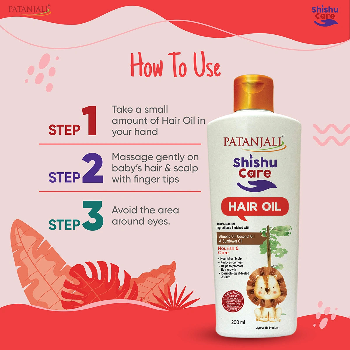 Patanjali Shishu (Baby) Care Hair Oil 200ml