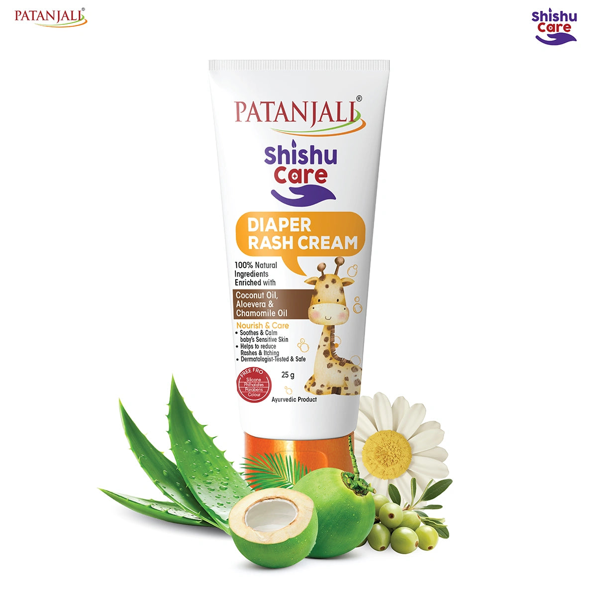 Patanjali Shishu Care Diaper Rash Cream 25g