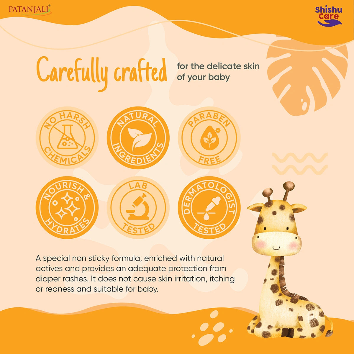 Patanjali Shishu Care Diaper Rash Cream 25g