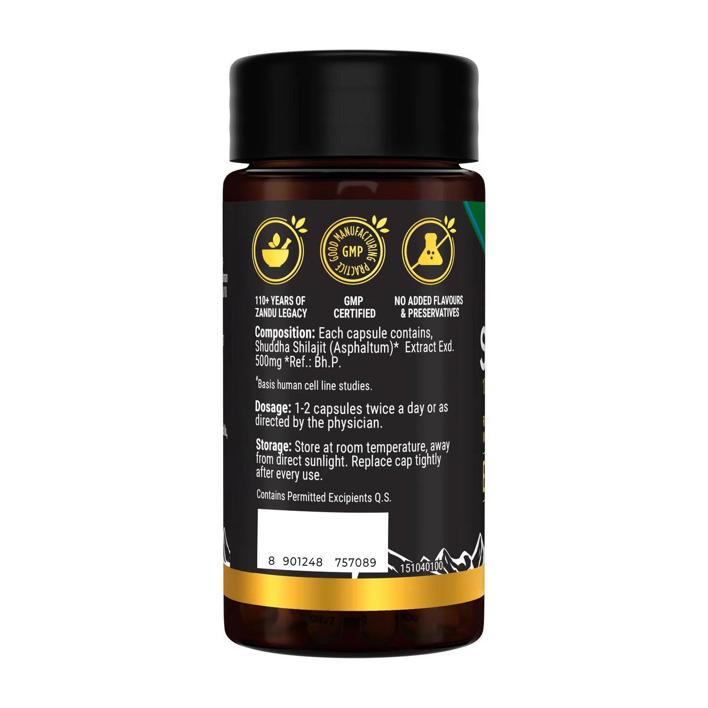 Zandu Combo Shilajit & Ashwagandha Capsules (60 + 60 Capsules)