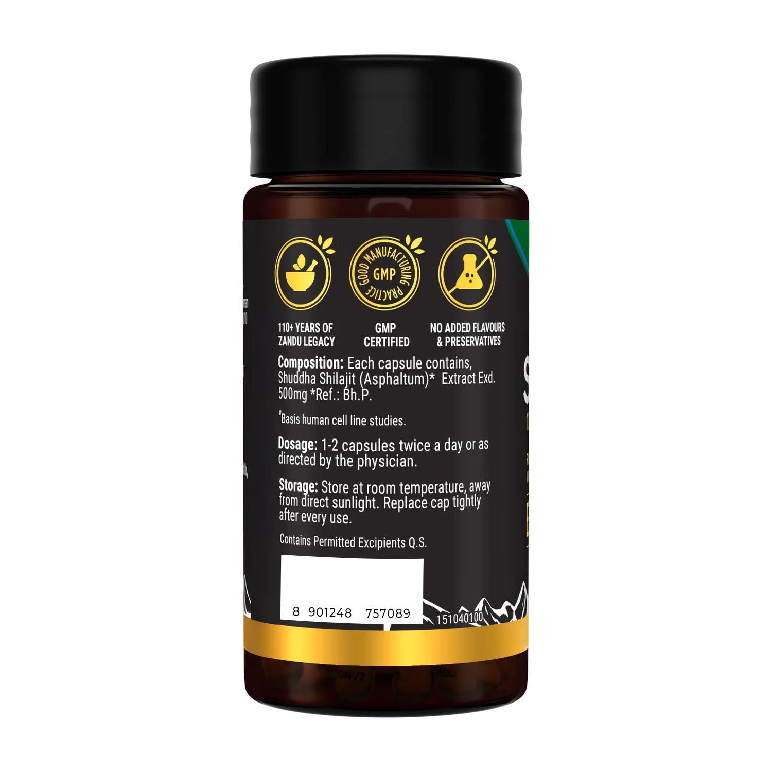 Zandu Combo Shilajit & Ashwagandha Capsules (60 + 60 Capsules)