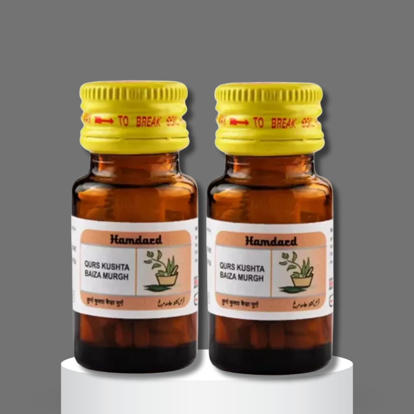 Hamdard Qurs Kushta Baiza Murgh 60 Tablets (Pack of 4)