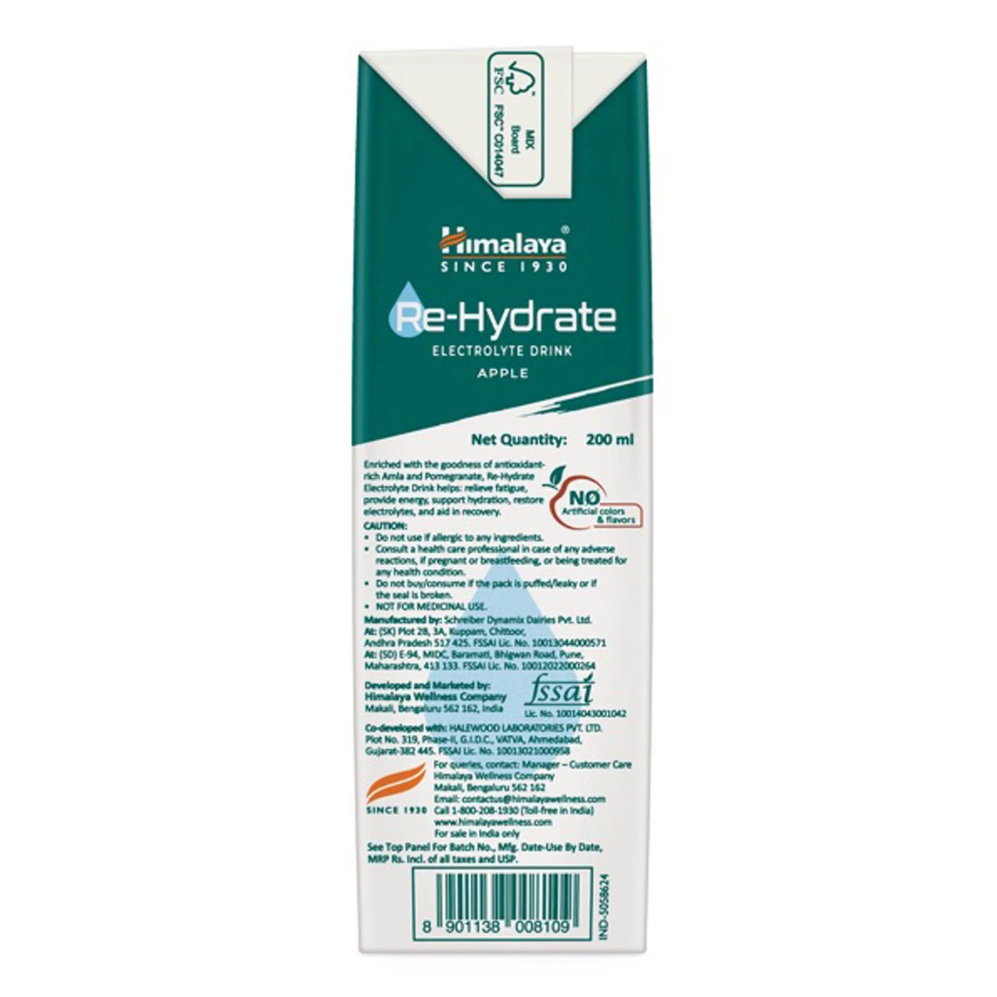 Himalaya Re-Hydrate 200ml (Pack Of 3)