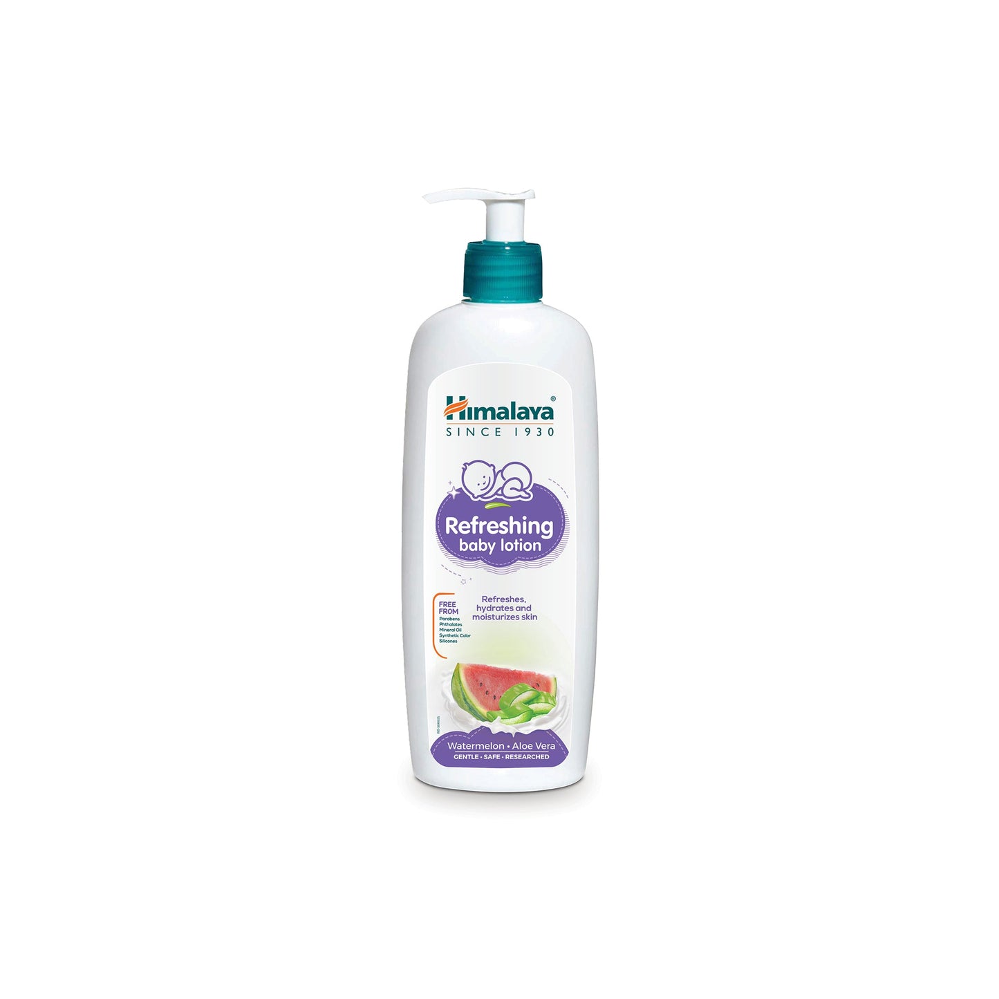Refreshing baby lotion