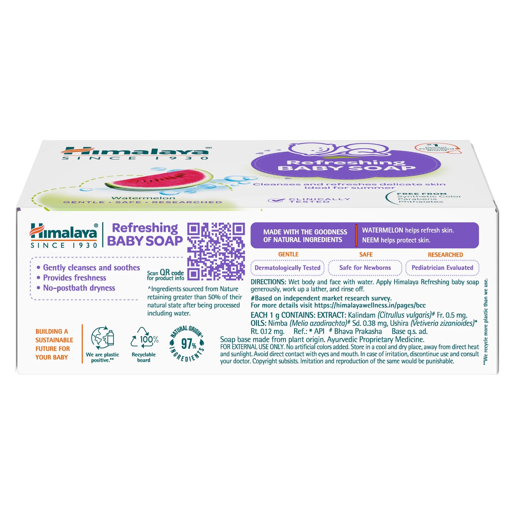 refreshing baby soap 75g