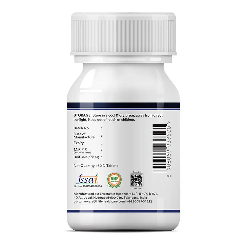 Inlife Melatonin (10mg) with Tagar (250mg)| Vegetarian Tablets - 7