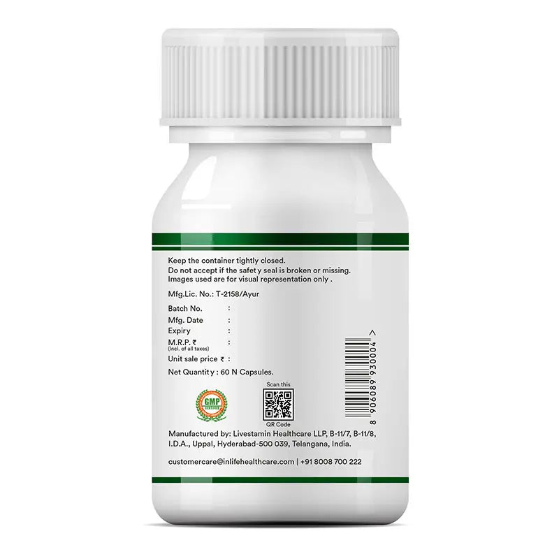 Inlife Karela Bitter Gourd Extract Supplement, 500mg | 60 Veg. Capsules