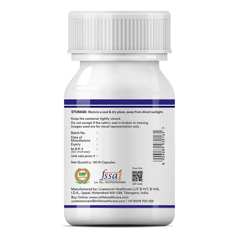 Inlife Chitosan 90 Capsules