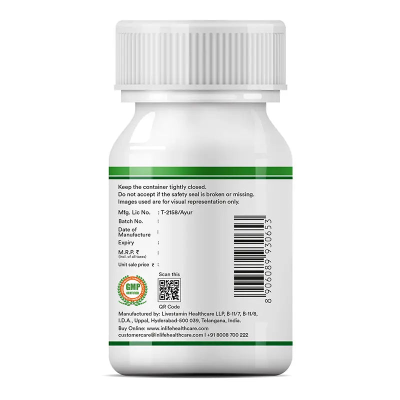 Inlife  Diastan Capsules Herbal Ayurvedic 60 Capsules