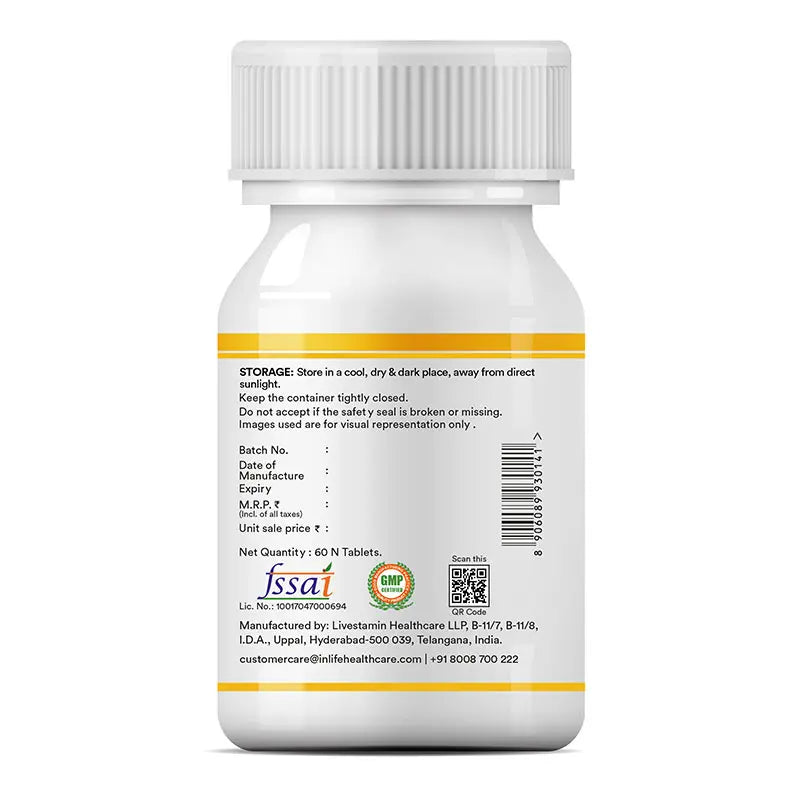 Inlife Glucosamine MSM Calcium Vitamin D3 Supplement | Tablets - 5