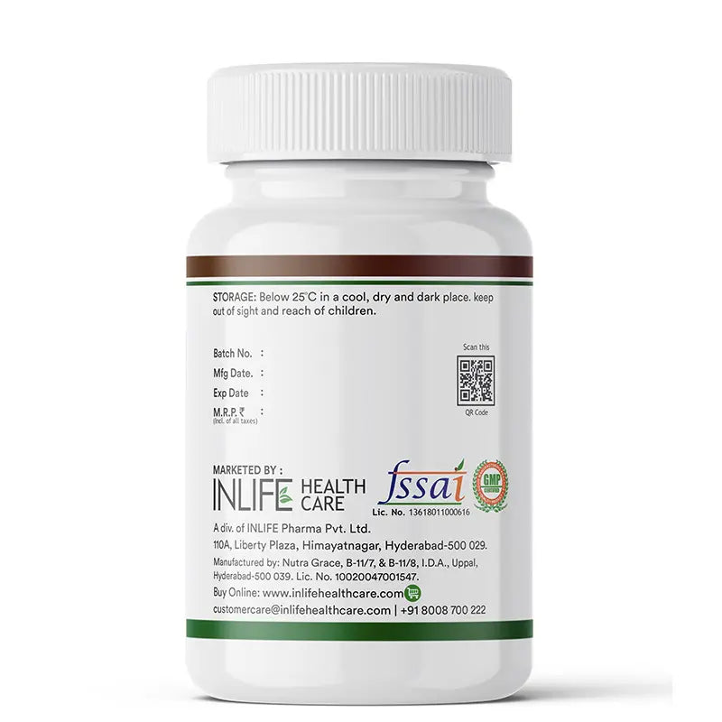 Inlife Silk Oil Veg. Omega 3 6 9 Capsules | 500mg | 60 Veg. Capsules