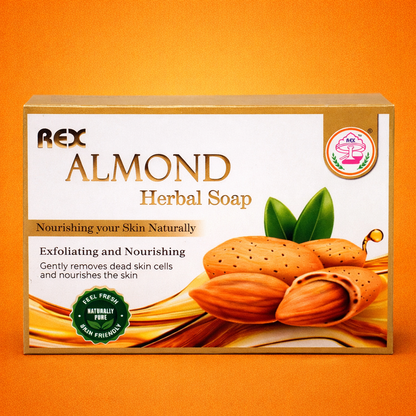 Rex Almond Herbal Soap 100g
