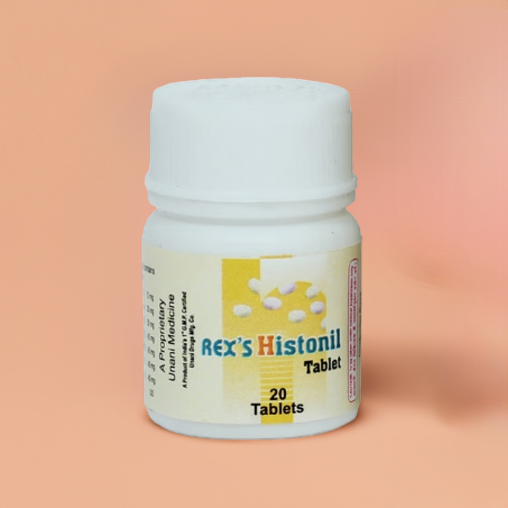 Rex Histonil 20 Tablets Traditional Herbal Blend With Naturals Ingrediants
