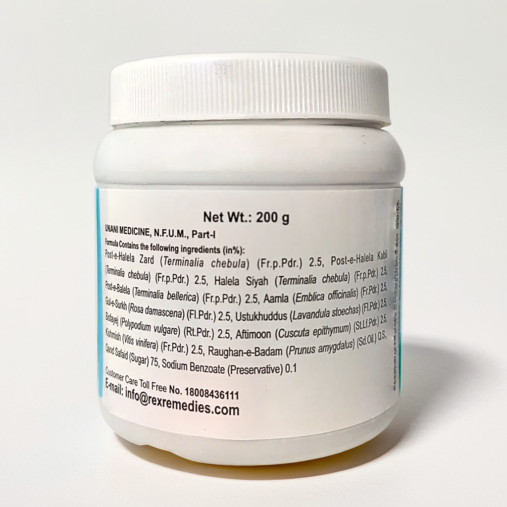 Rex Itrifal-E-Ustukhuddus – Herbal Unani Blend with Triphala & Ustukhuddus