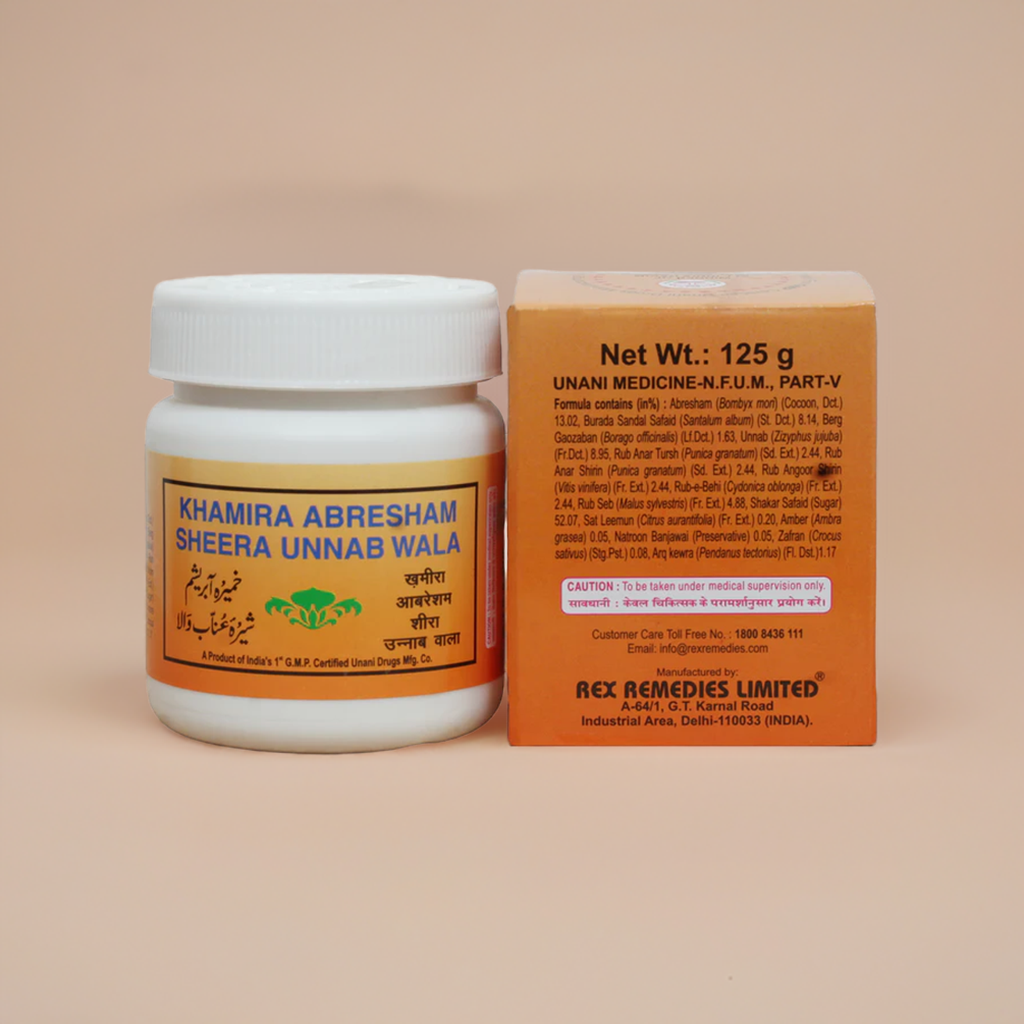 Rex Khamira Abresham Sheera Unnab Wala 125g – Traditional Herbal Supplement