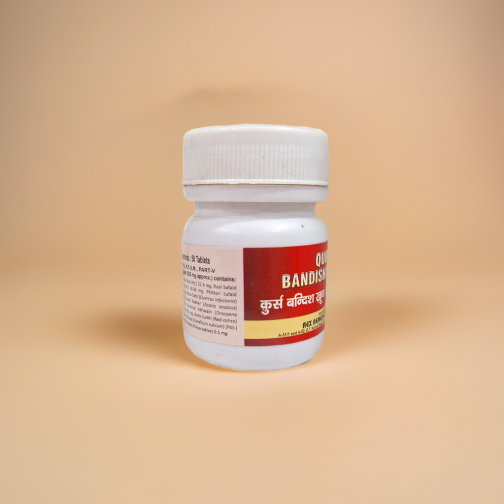 Rex Qurs Bandish Khoon 50Tablets – Herbal Product with Natural Botanical Ingredients