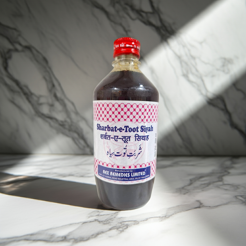 Rex Sharbat-E-Toot Siyah–Traditional Herbal Syrup with Black Mulberry