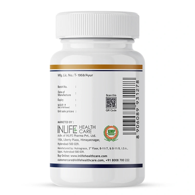 Inlife Magnesium Glycinate with Zinc + Fish oil Double Strength Combo Pack - 19