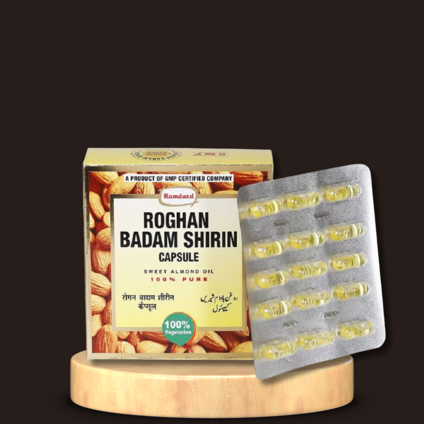Hamdard Roghan Badam Shirin 60 Capsule