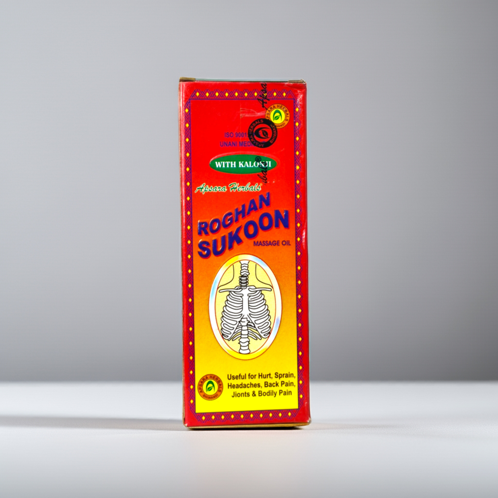 Roghan Sukoon Massage Oil 100ML – Lightweight Aromatic Body Oil for External Use