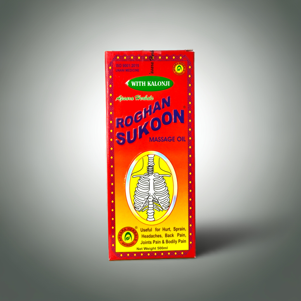 Roghan Sukoon Massage Oil 500ML – Lightweight Aromatic Body Oil for External Use
