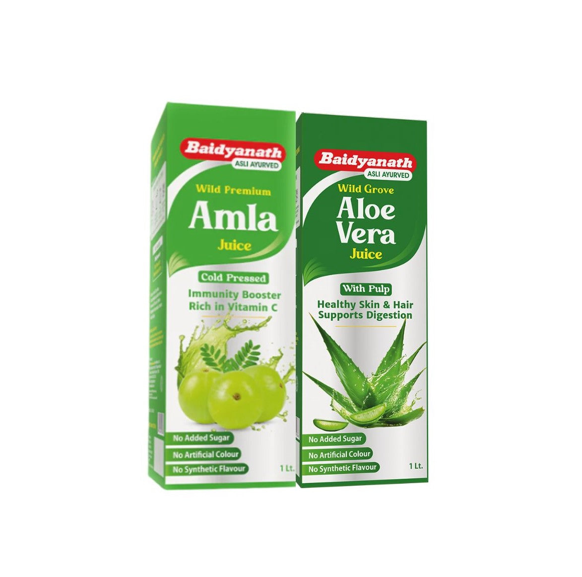 Baidyanath Amla Juice and Aloevera Juice Combo