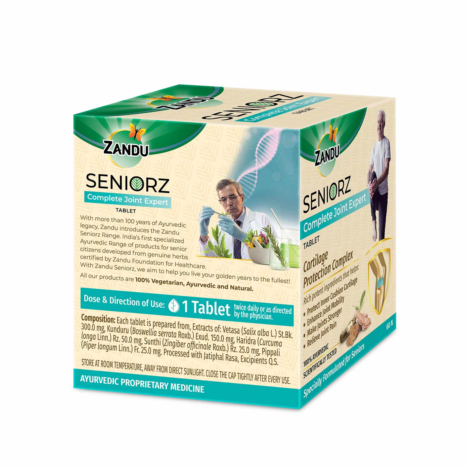 Zandu Seniorz Complete Joint Expert 60 Tablets