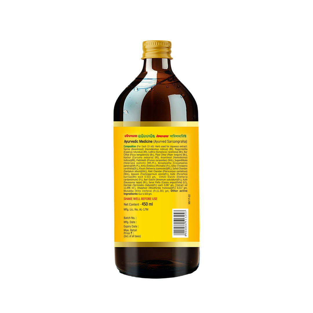 Baidyanath Sariwadyarishta 450ml