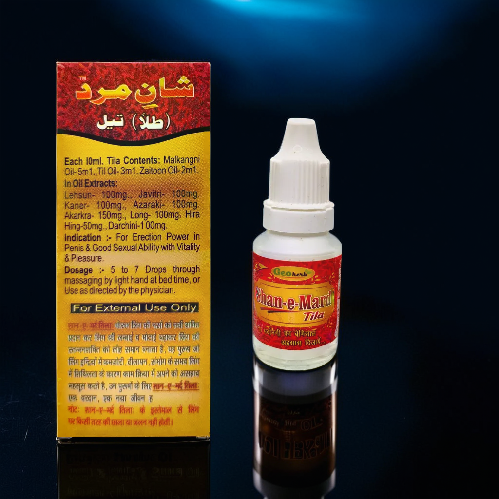 Shan E Mard Tila 15ML – Herbal Blend for Daily Use with Natural Plant-Based Ingredients