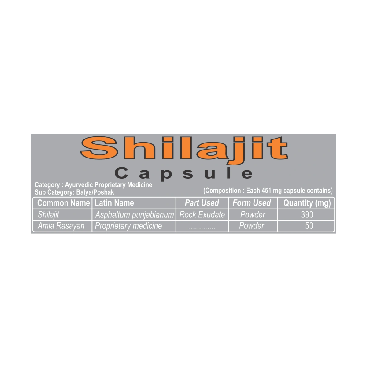 Patanjali Shilajit 20 Capsules