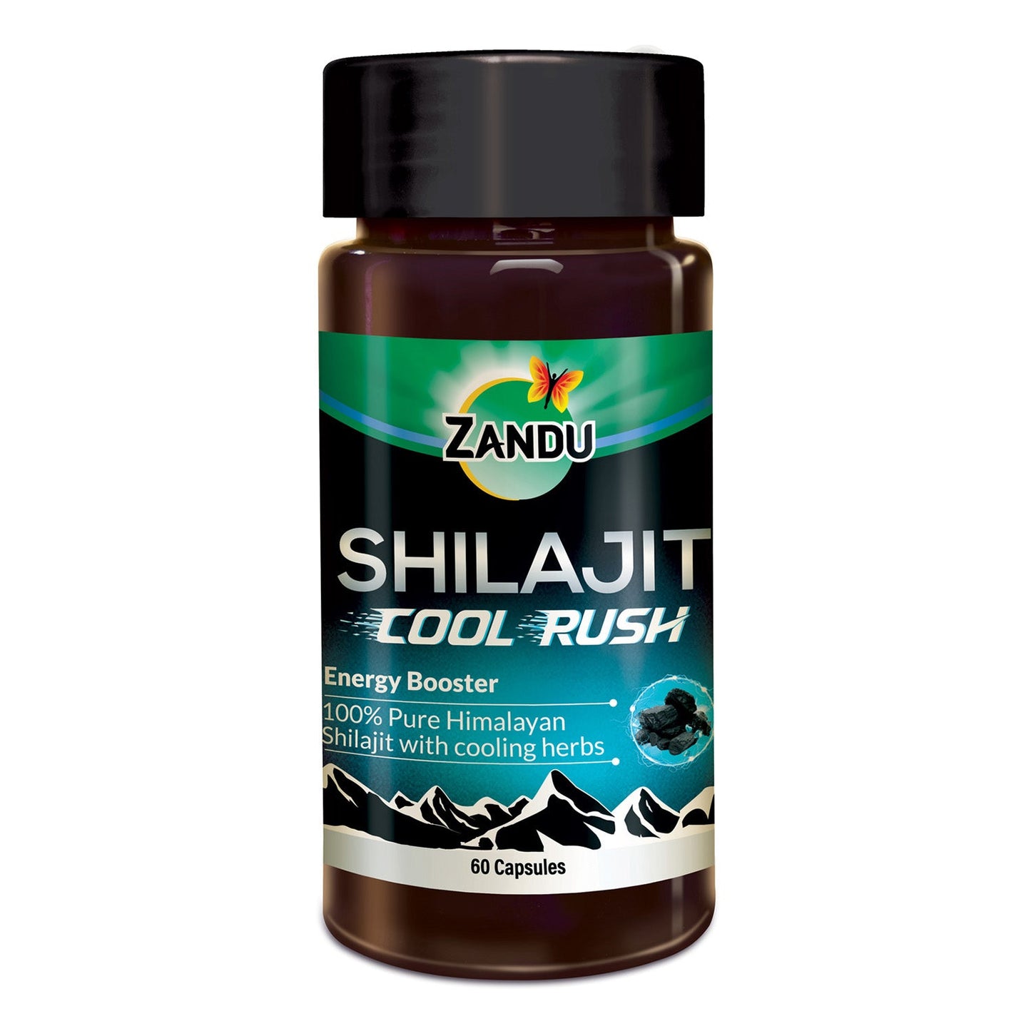 Zandu Shilajit Cool Rush 60 Capsules