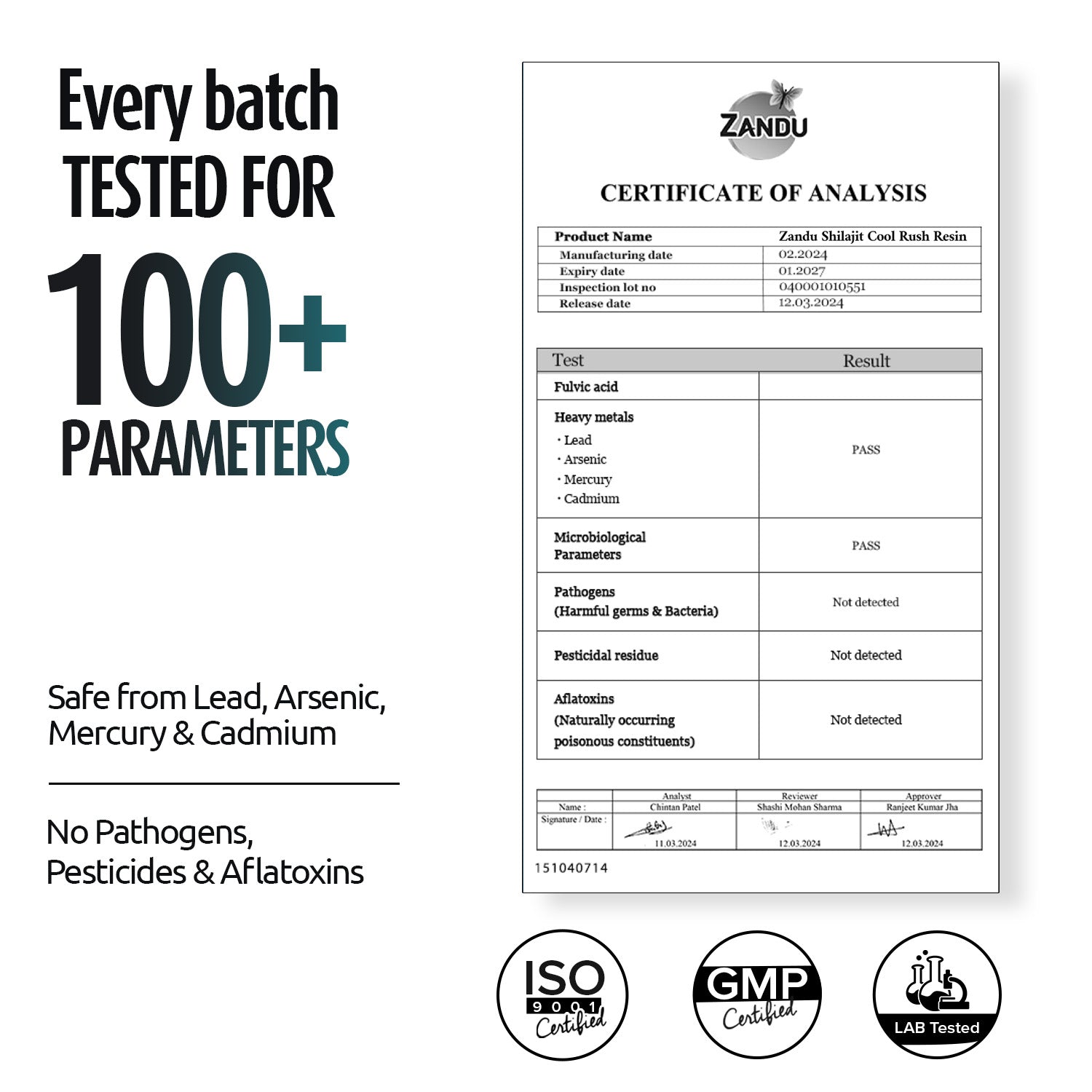 Zandu Shilajit Cool Rush Resin (10g)