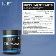 Inlife Micronized L-Glutamine Powder Supplement | 300g
